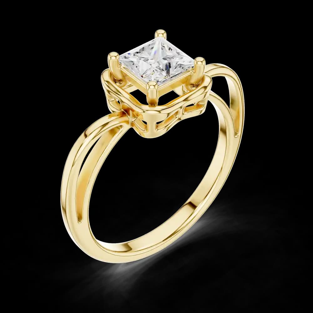 Velvet Vivid Lab Grown Diamond Ring - Image 5 Velvet Vivid Lab Grown Diamond Ring, view 5 of 6