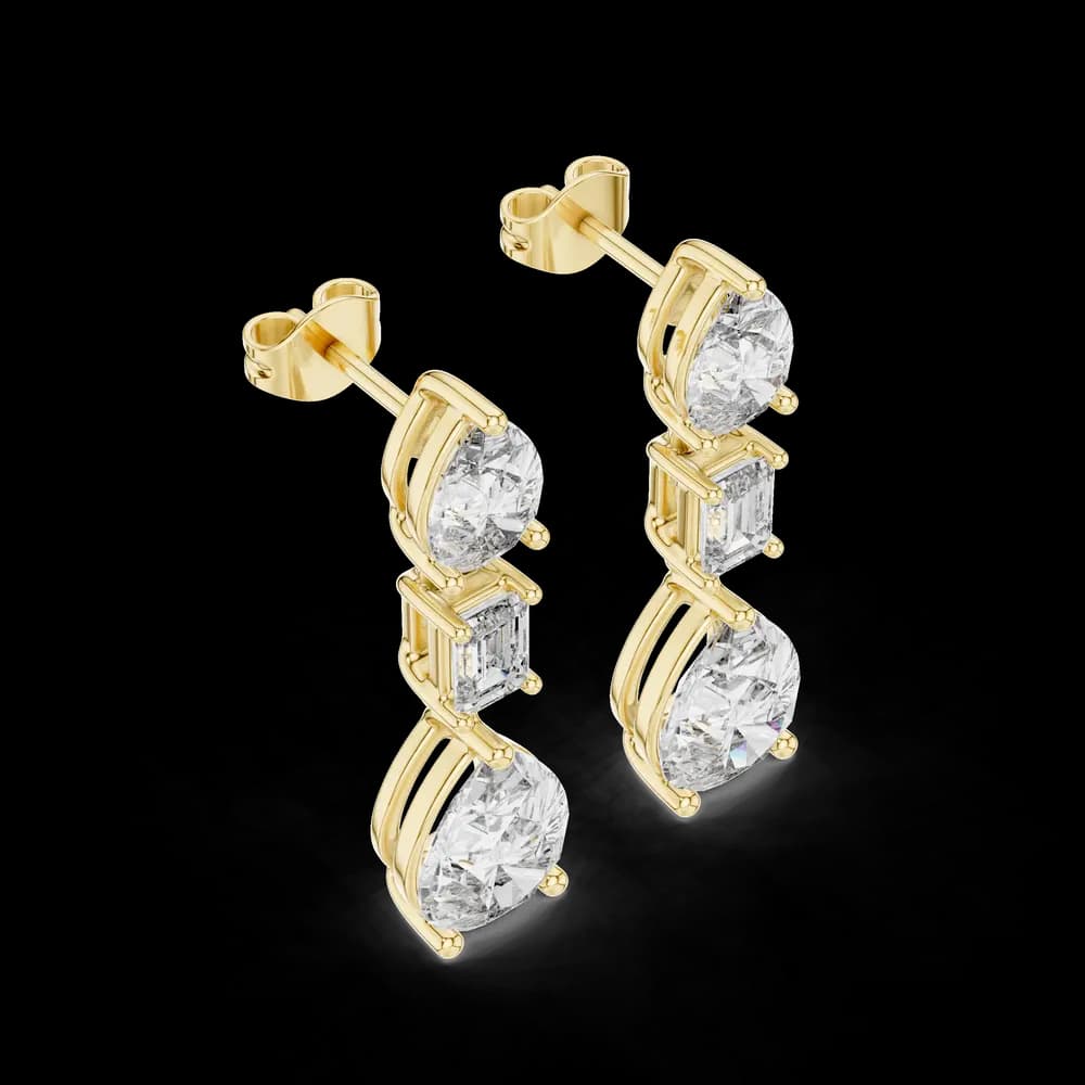 Venerable Lab grown diamond Earrings piece - Image 5 Venerable Lab grown diamond Earrings piece, view 5 of 6