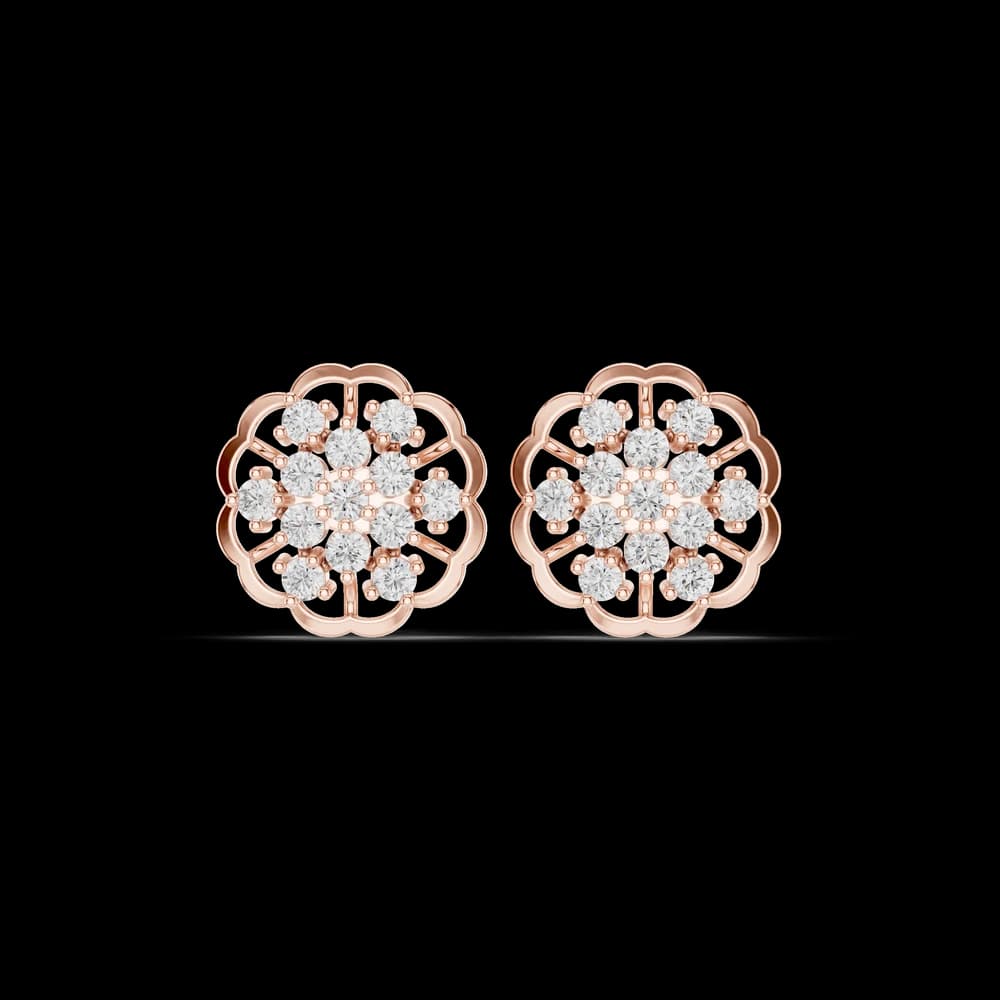 Verdant Dew Lab Grown Diamond Earrings - Image 1 Verdant Dew Lab Grown Diamond Earrings, view 1 of 6
