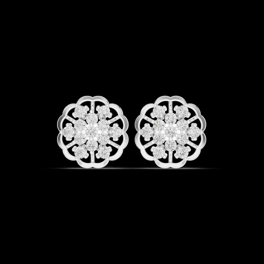 Verdant Dew Lab Grown Diamond Earrings - Image 2 Verdant Dew Lab Grown Diamond Earrings, view 2 of 6