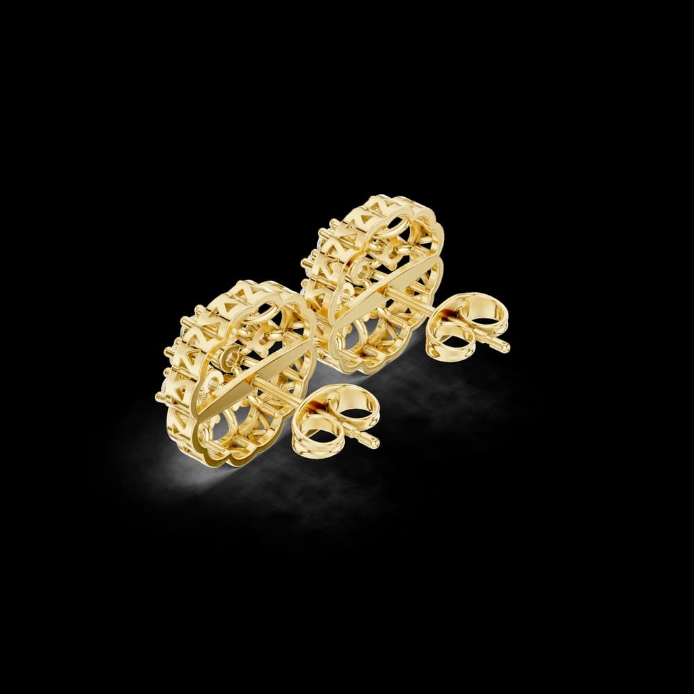 Verdant Dew Lab Grown Diamond Earrings - Image 5 Verdant Dew Lab Grown Diamond Earrings, view 5 of 6