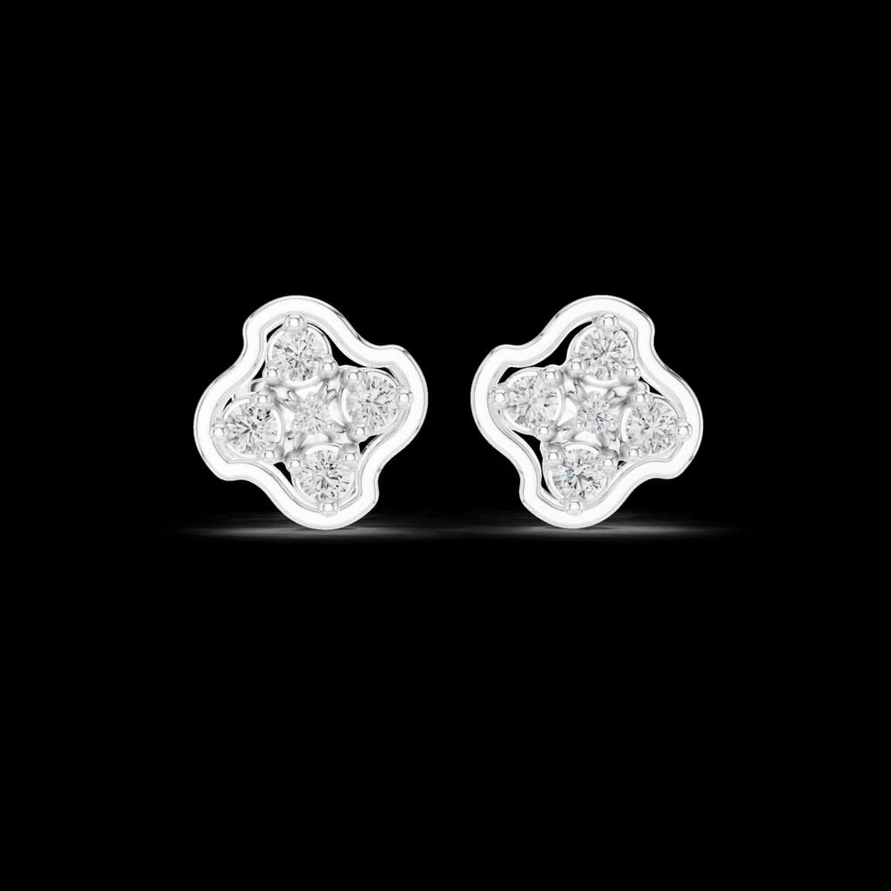 Very Best lab grown diamond earring design - Image 2 Very Best lab grown diamond earring design, view 2 of 5