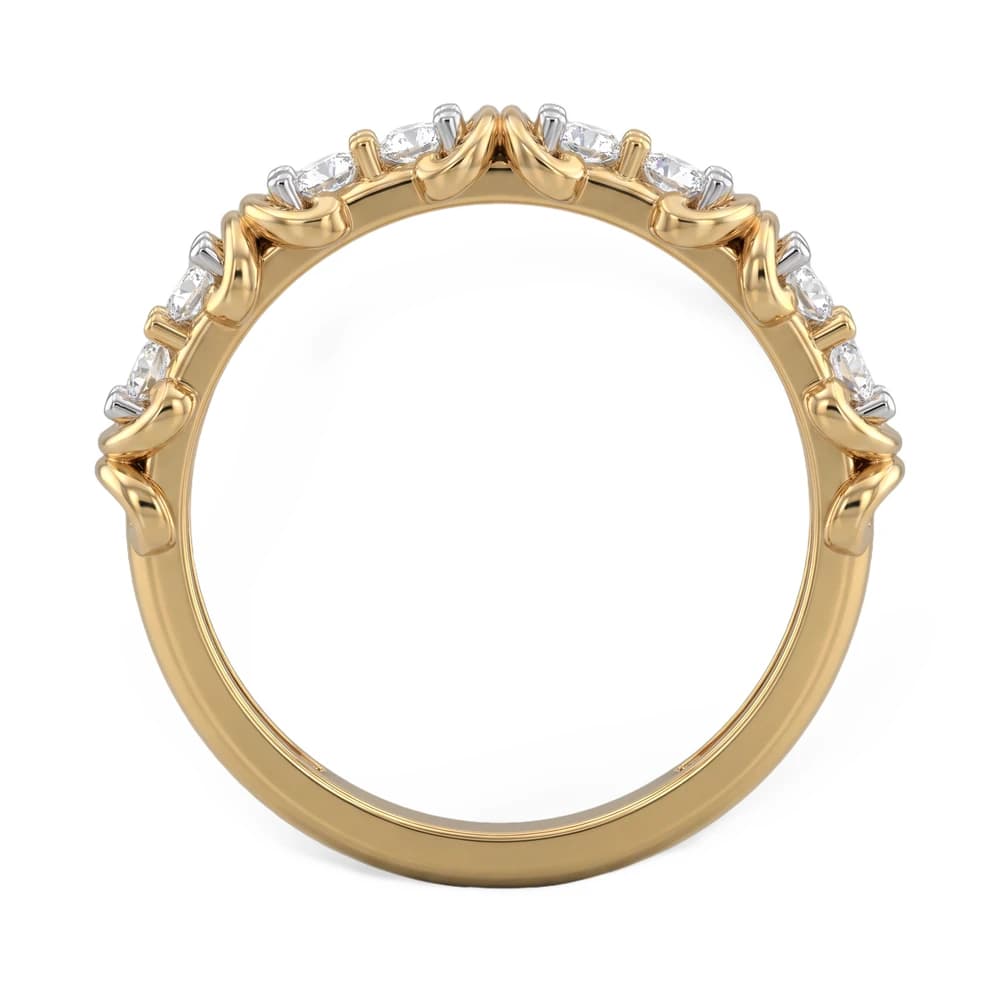 Vintage Filigree Eternity Band - Image 5 Vintage Filigree Eternity Band, view 5 of 5