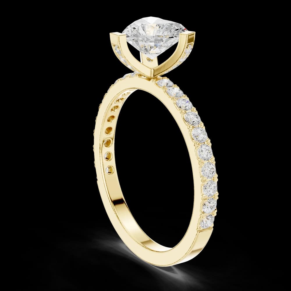Vintage Glow Lab Grown Diamond Ring - Image 4 Vintage Glow Lab Grown Diamond Ring, view 4 of 6