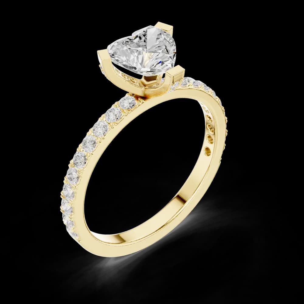 Vintage Glow Lab Grown Diamond Ring - Image 5 Vintage Glow Lab Grown Diamond Ring, view 5 of 6