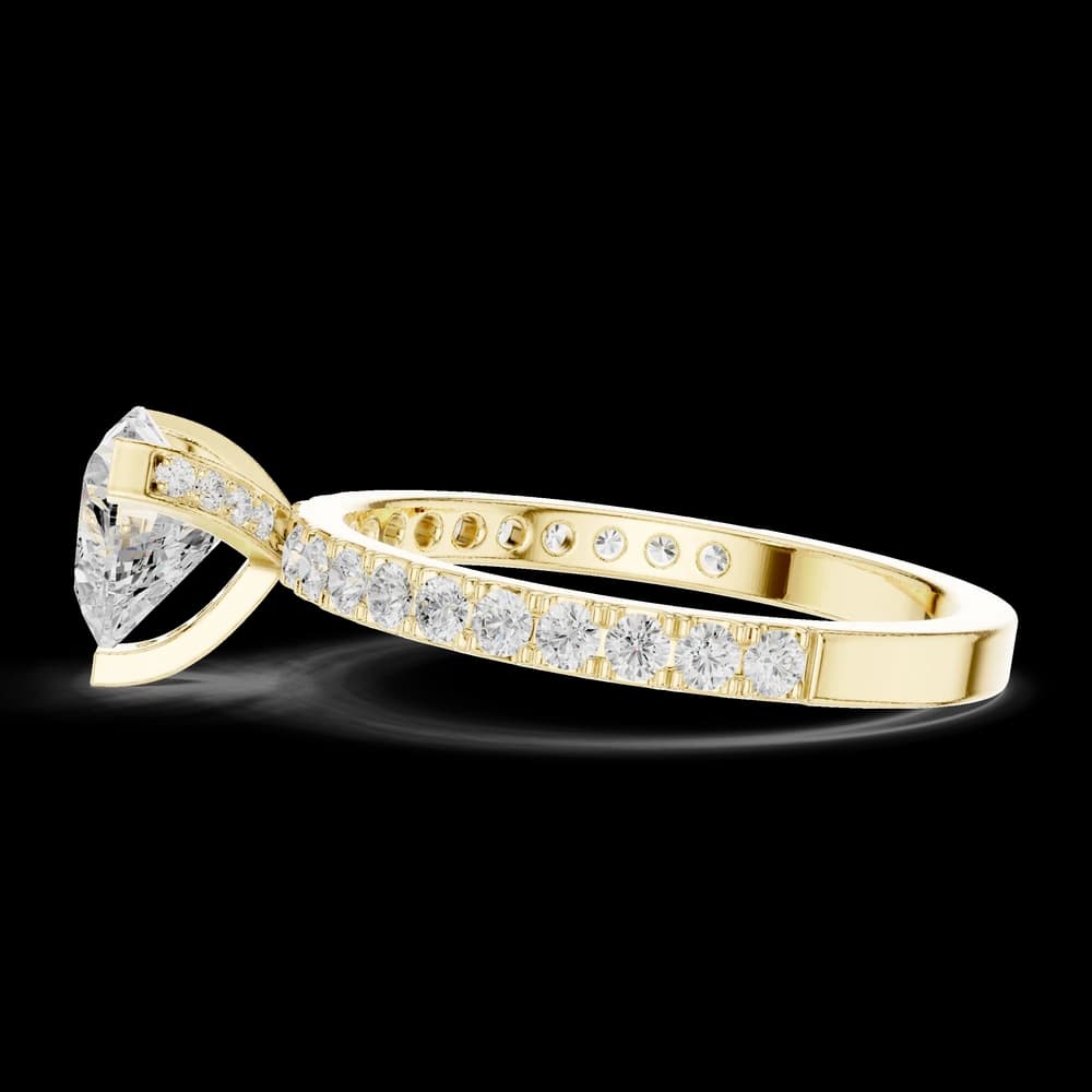 Vintage Glow Lab Grown Diamond Ring - Image 6 Vintage Glow Lab Grown Diamond Ring, view 6 of 6