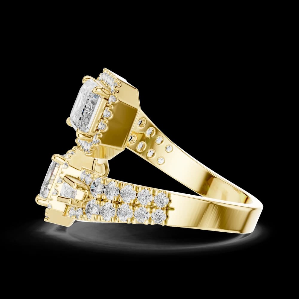 Vintage Inspired Lab grown diamond Ring - Image 5 Vintage Inspired Lab grown diamond Ring, view 5 of 5