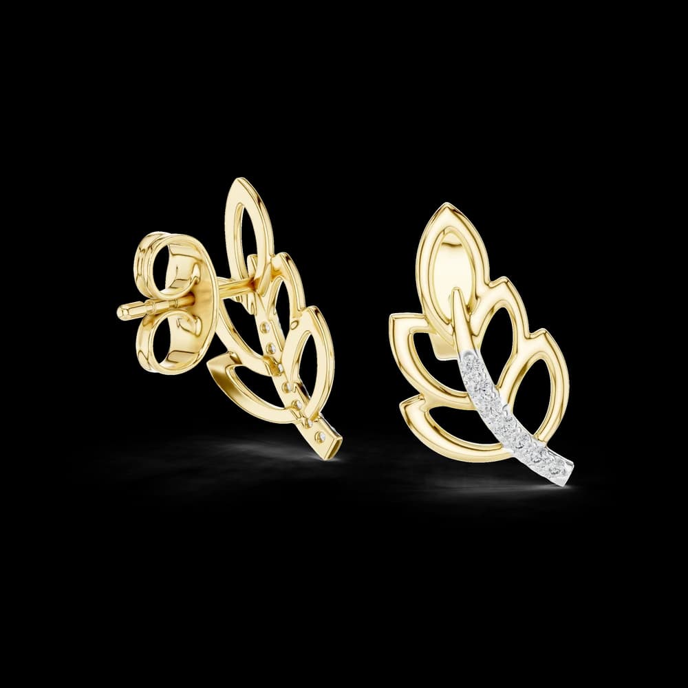 Vivid Lab grown diamond Earrings design - Image 5 Vivid Lab grown diamond Earrings design, view 5 of 7
