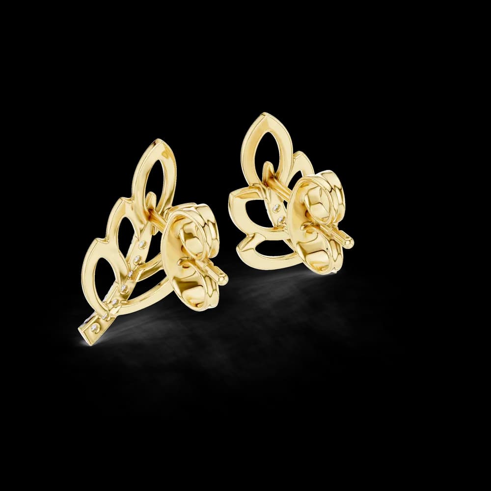 Vivid Lab grown diamond Earrings design - Image 7 Vivid Lab grown diamond Earrings design, view 7 of 7