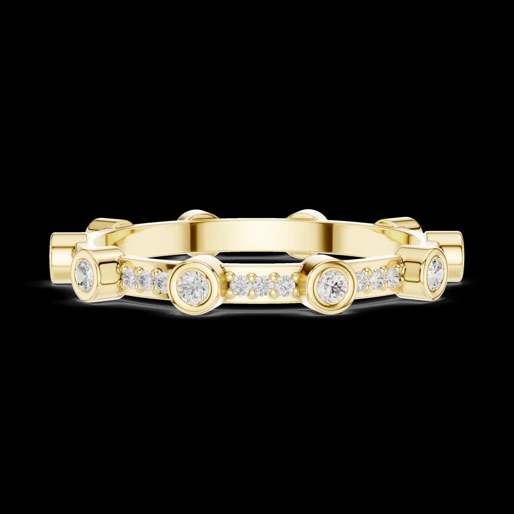 Bezel Station Eternity Lab Grown Diamond Ring - Image 6 Bezel Station Eternity Lab Grown Diamond Ring, view 6 of 6