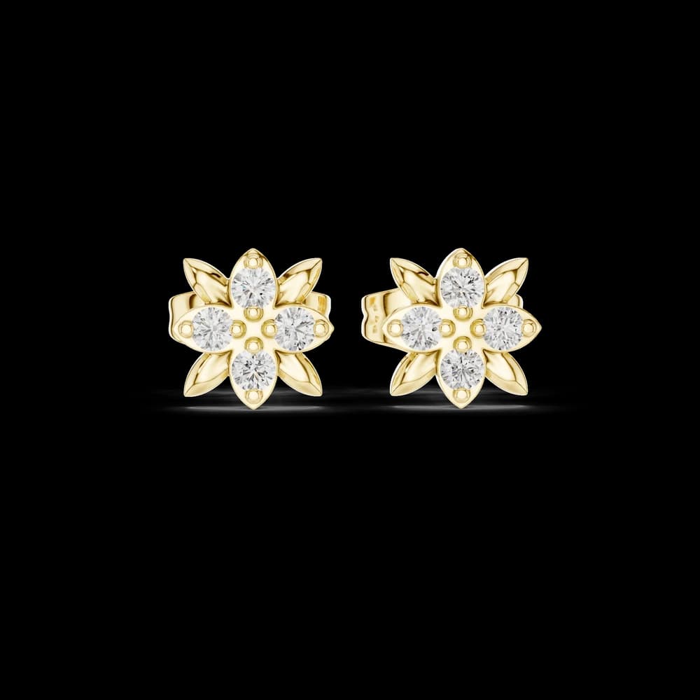 Warm Hug lab grown diamond earring design - Image 3 Warm Hug lab grown diamond earring design, view 3 of 6
