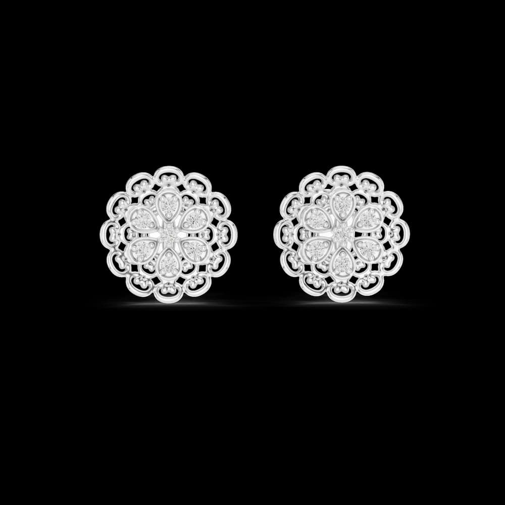 Whimsical Lab grown diamond Earrings pair - Image 2 Whimsical Lab grown diamond Earrings pair, view 2 of 6