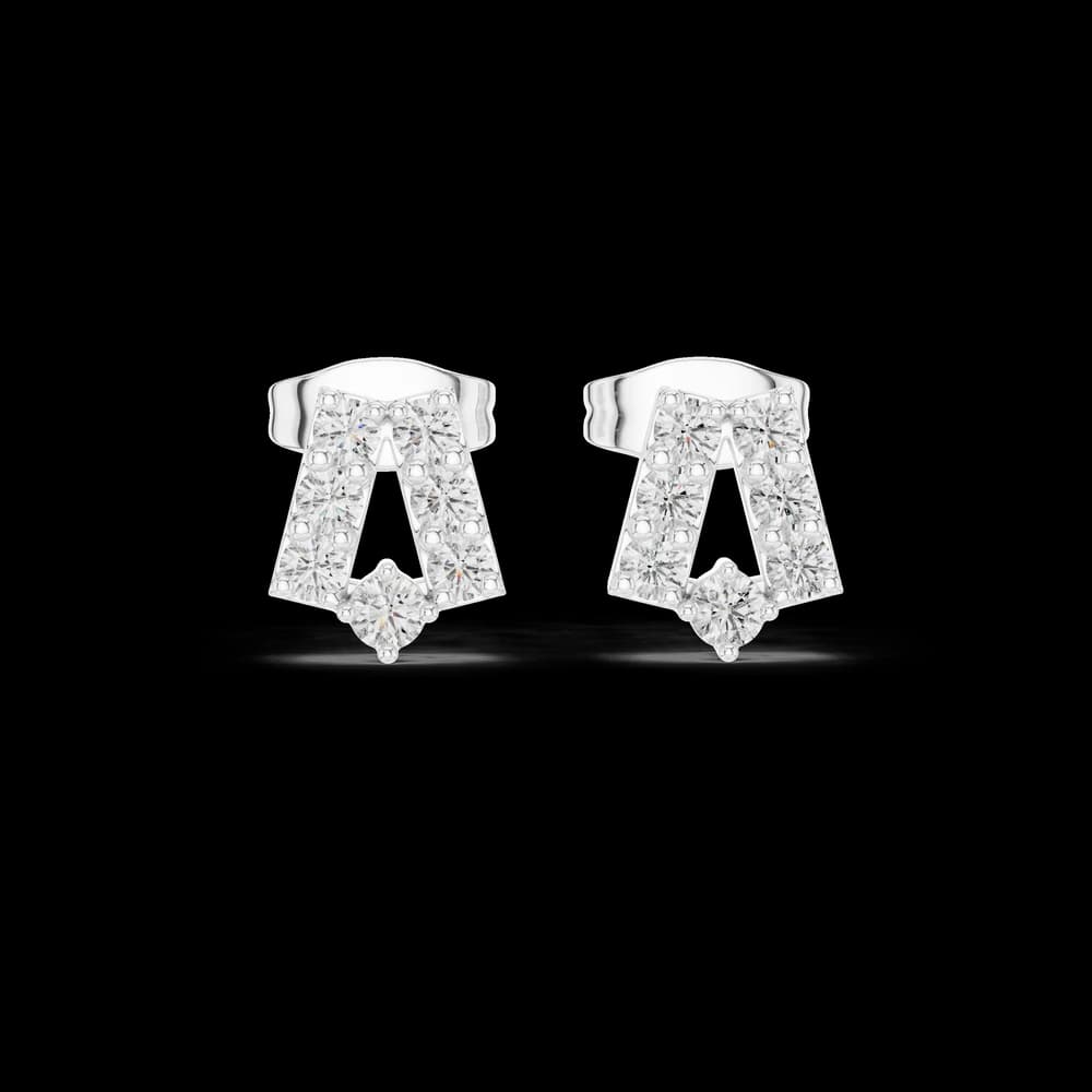 Wild Fire lab grown diamond earring design - Image 2 Wild Fire lab grown diamond earring design, view 2 of 6