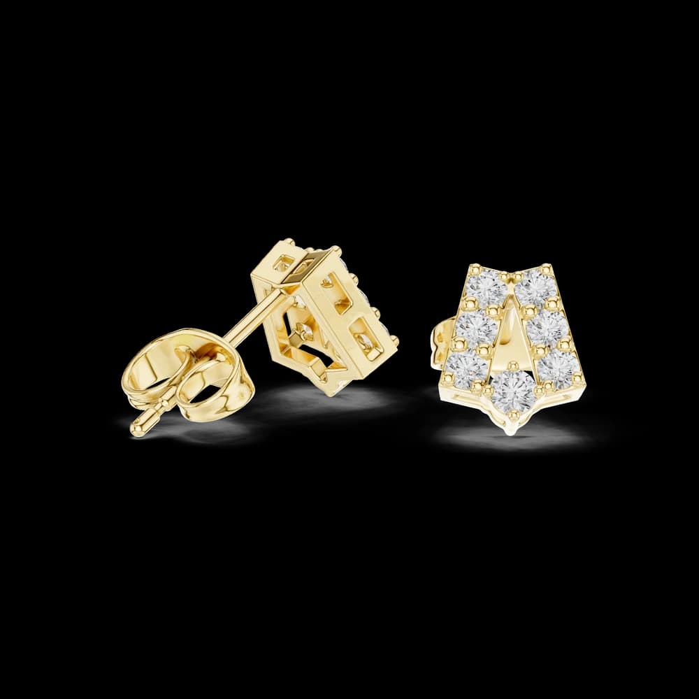 Wild Fire lab grown diamond earring design - Image 4 Wild Fire lab grown diamond earring design, view 4 of 6
