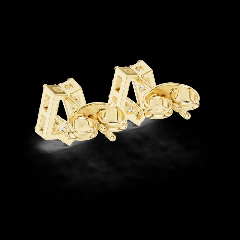 Wild Fire lab grown diamond earring design - Image 6 Wild Fire lab grown diamond earring design, view 6 of 6