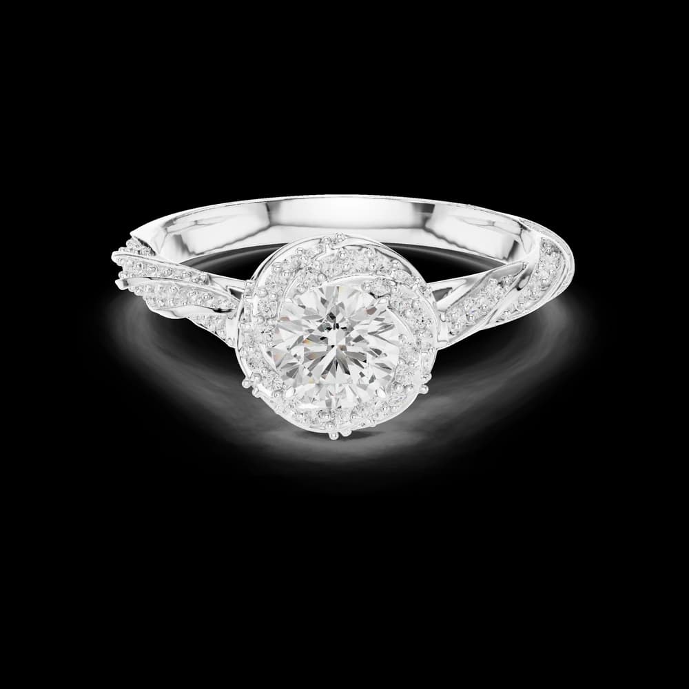 Wild Rose Lab grown diamond Rings design - Image 2 Wild Rose Lab grown diamond Rings design, view 2 of 6