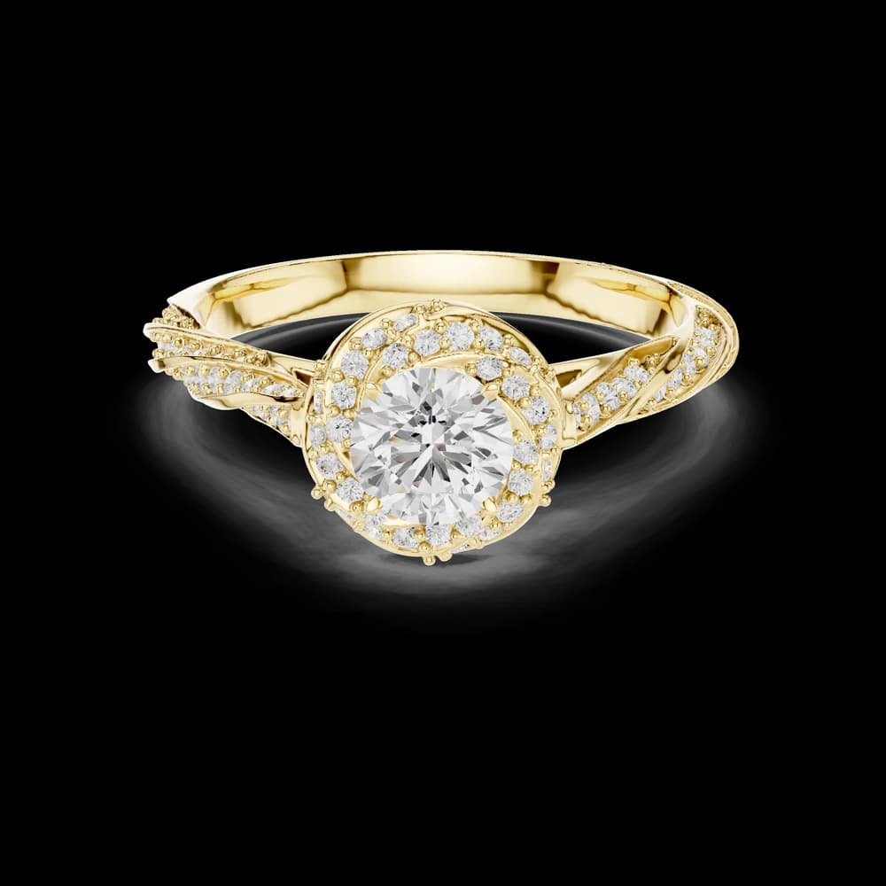 Wild Rose Lab grown diamond Rings design - Image 3 Wild Rose Lab grown diamond Rings design, view 3 of 6