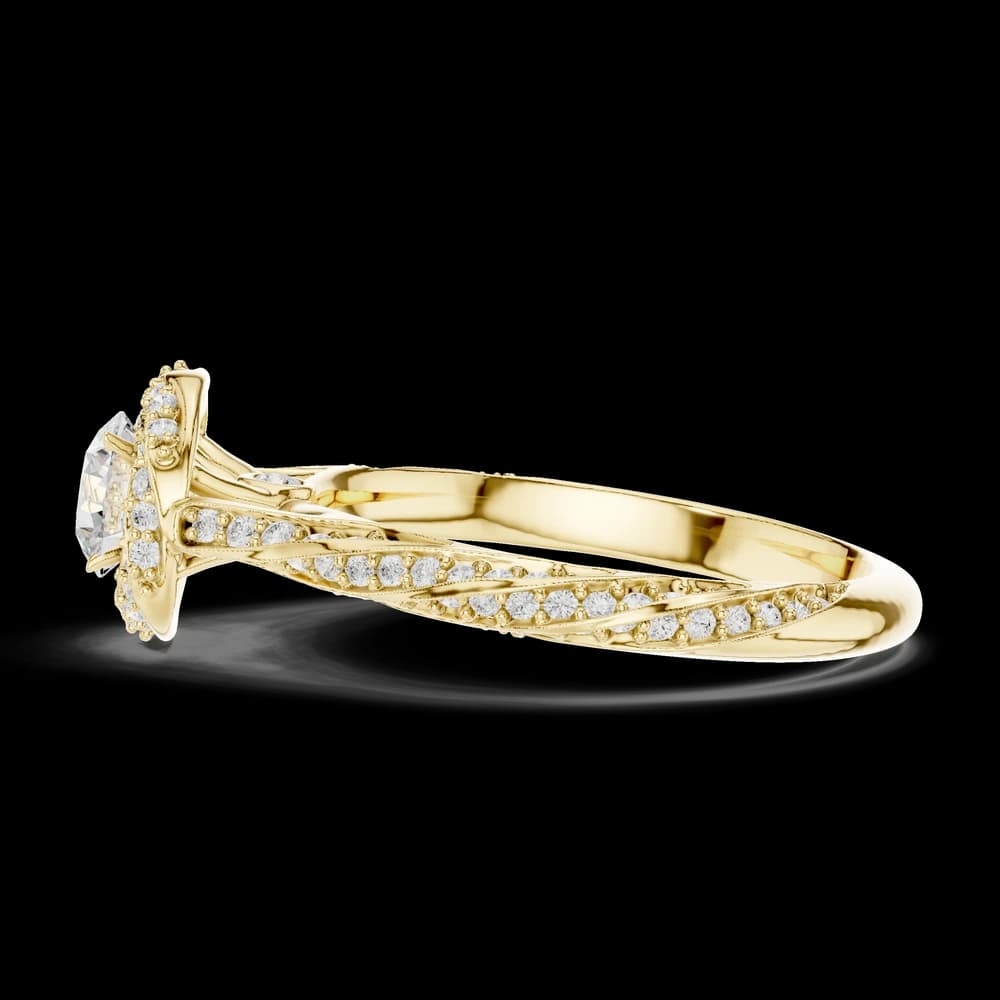 Wild Rose Lab grown diamond Rings design - Image 6 Wild Rose Lab grown diamond Rings design, view 6 of 6