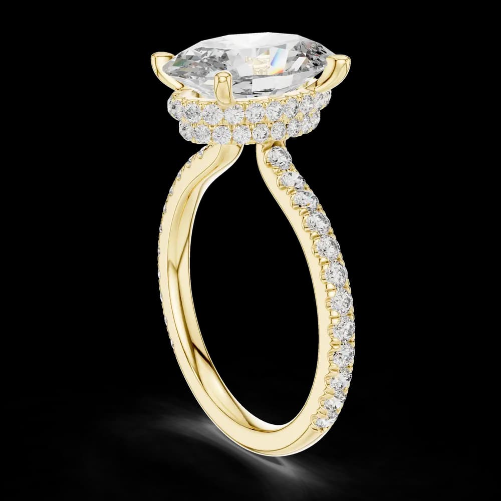Willow Branch Lab Grown Diamond Vine Ring - Image 4 Willow Branch Lab Grown Diamond Vine Ring, view 4 of 6