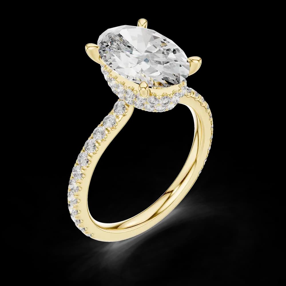 Willow Branch Lab Grown Diamond Vine Ring - Image 5 Willow Branch Lab Grown Diamond Vine Ring, view 5 of 6
