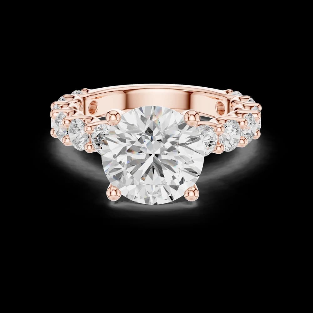 Classic Round Eternity Lab Grown Diamond Ring - Image 1 Classic Round Eternity Lab Grown Diamond Ring, view 1 of 6