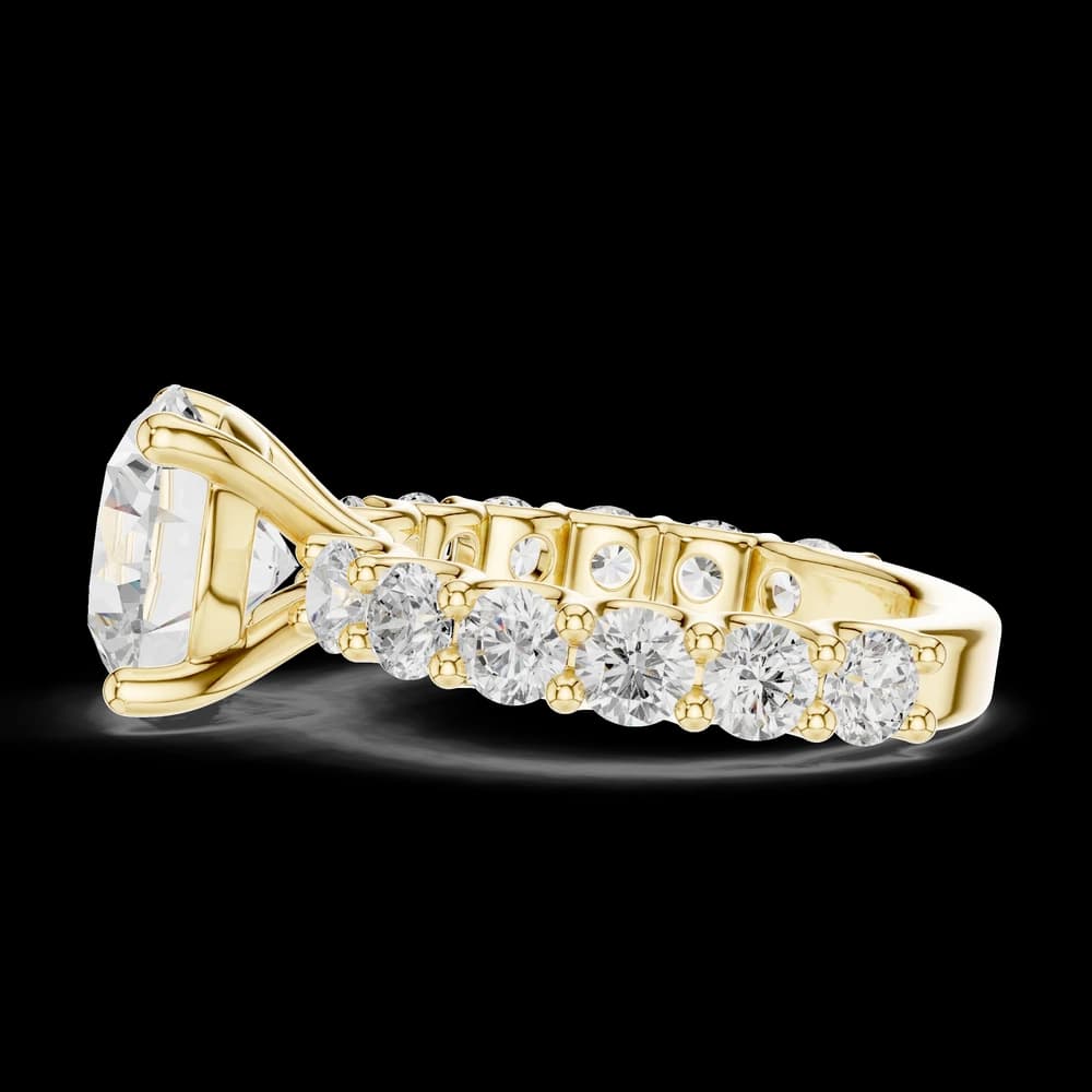 Classic Round Eternity Lab Grown Diamond Ring - Image 6 Classic Round Eternity Lab Grown Diamond Ring, view 6 of 6