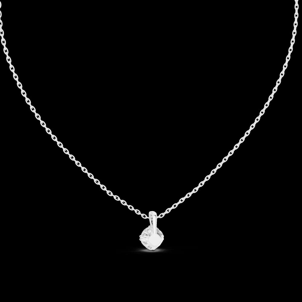 Winter Frost lab grown diamond pendant - Image 2 Winter Frost lab grown diamond pendant, view 2 of 6