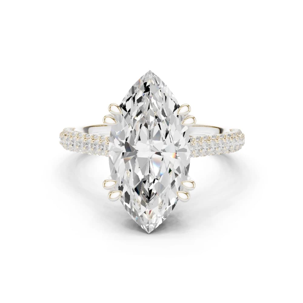Winter Woods Lab Grown Diamond Twist Band Ring - Image 2 Winter Woods Lab Grown Diamond Twist Band Ring, view 2 of 9