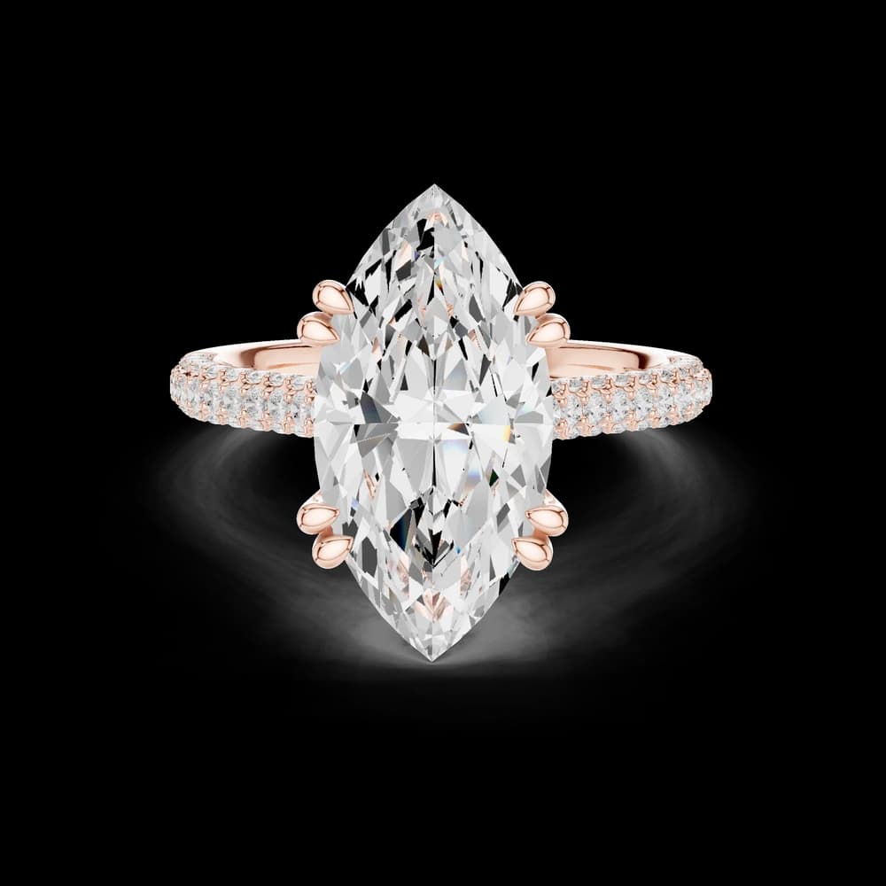 Winter Woods Lab Grown Diamond Twist Band Ring - Image 4 Winter Woods Lab Grown Diamond Twist Band Ring, view 4 of 9