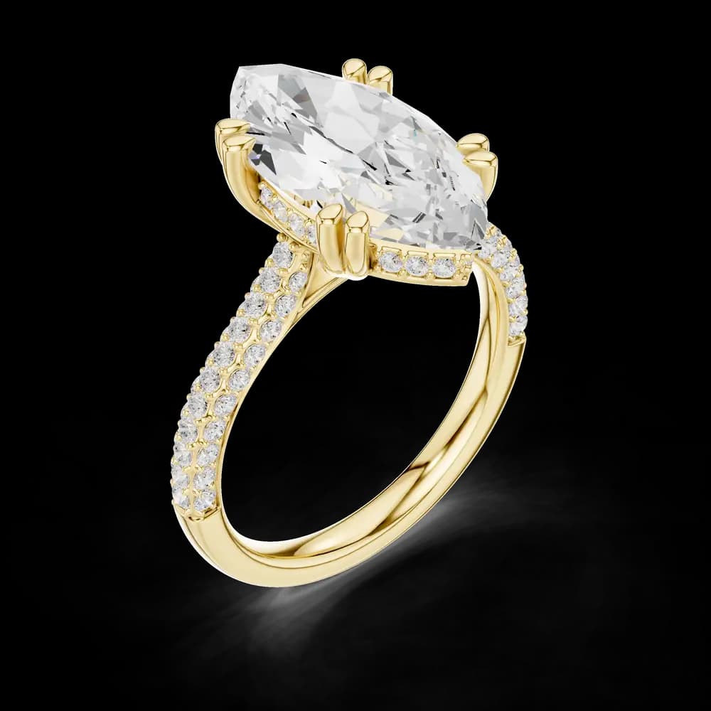 Winter Woods Lab Grown Diamond Twist Band Ring - Image 8 Winter Woods Lab Grown Diamond Twist Band Ring, view 8 of 9