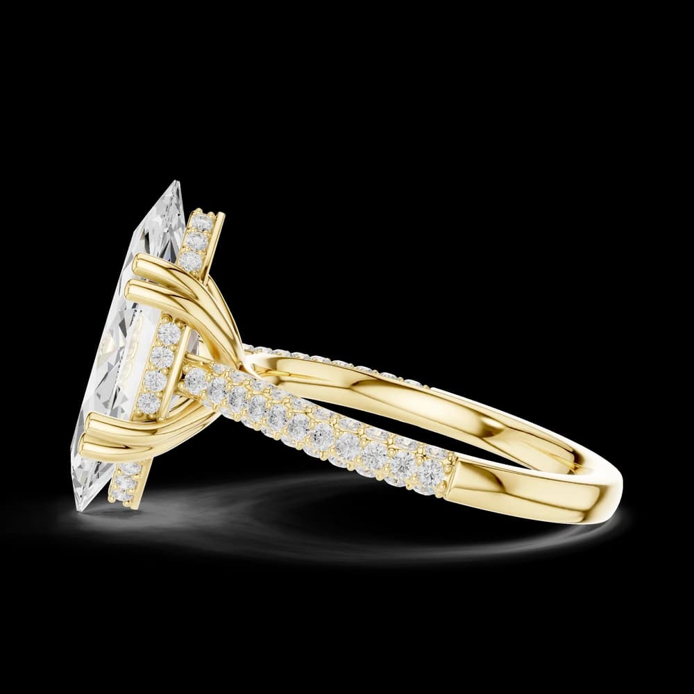 Winter Woods Lab Grown Diamond Twist Band Ring - Image 9 Winter Woods Lab Grown Diamond Twist Band Ring, view 9 of 9