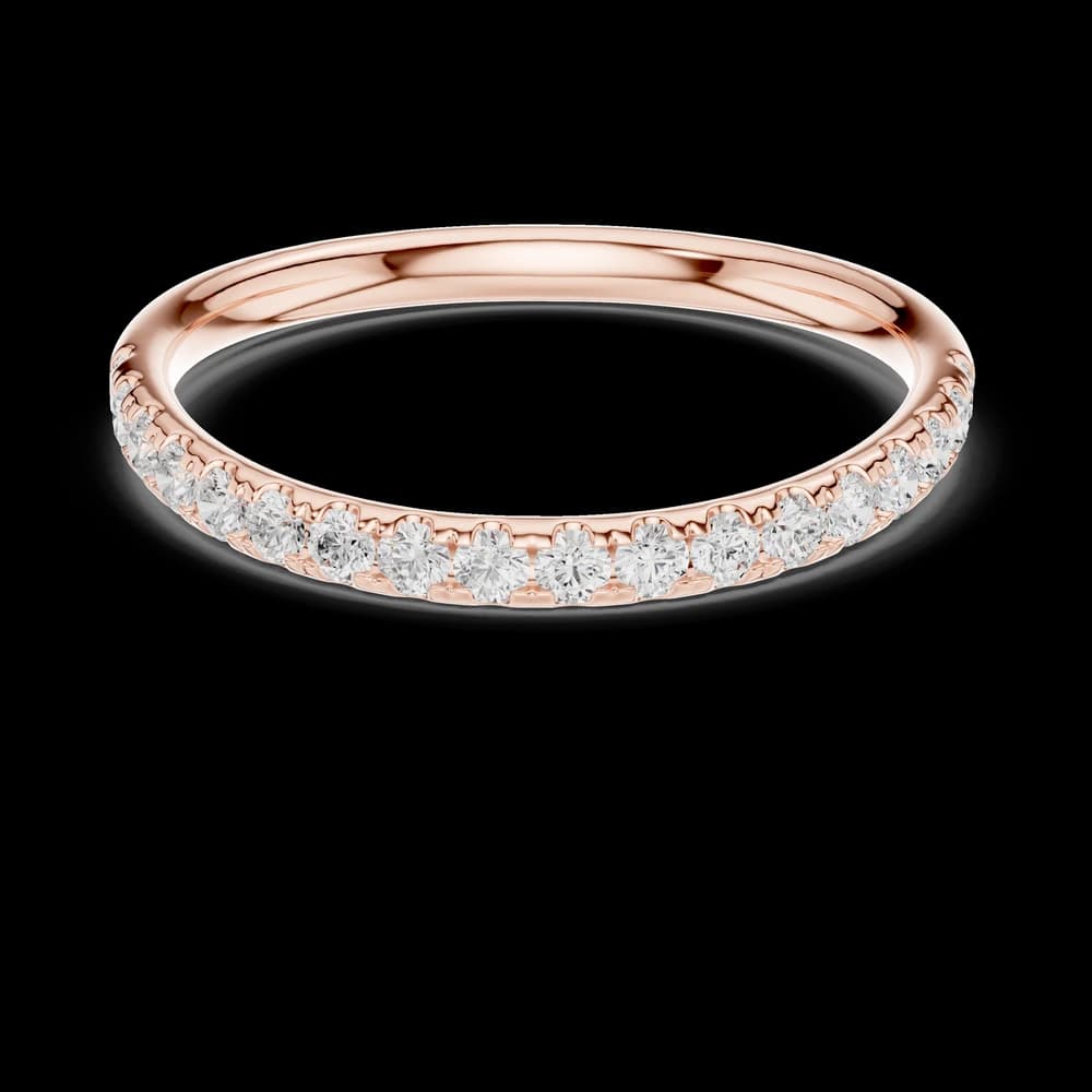 Classic Half Eternity Lab Grown Diamond Ring - Image 1 Classic Half Eternity Lab Grown Diamond Ring, view 1 of 6