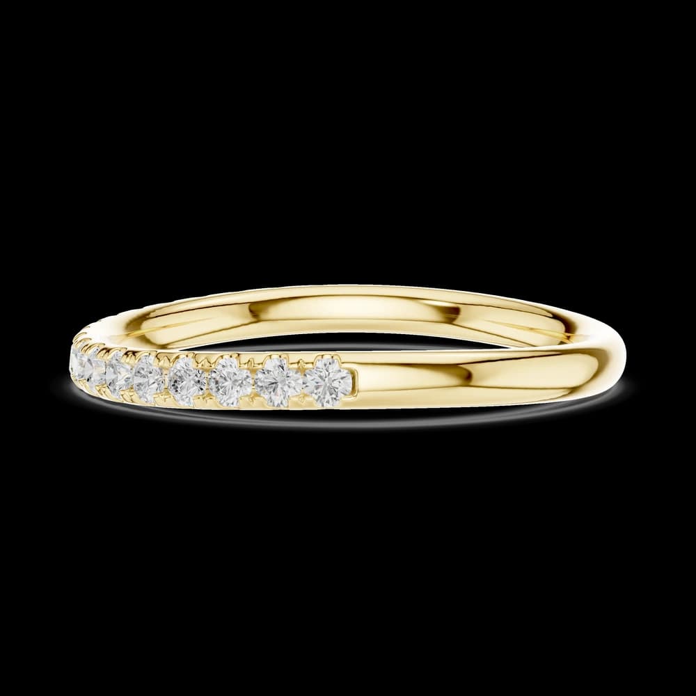 Classic Half Eternity Lab Grown Diamond Ring - Image 6 Classic Half Eternity Lab Grown Diamond Ring, view 6 of 6