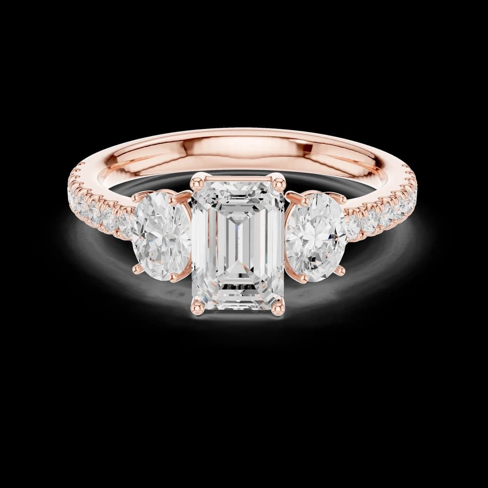 Zenith Elongated Cushion Cut Lab Grown Diamond Ring - Image 1 Zenith Elongated Cushion Cut Lab Grown Diamond Ring, view 1 of 6