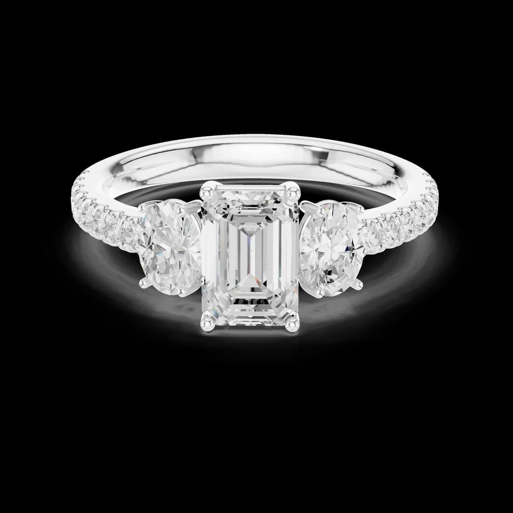 Zenith Elongated Cushion Cut Lab Grown Diamond Ring - Image 2 Zenith Elongated Cushion Cut Lab Grown Diamond Ring, view 2 of 6