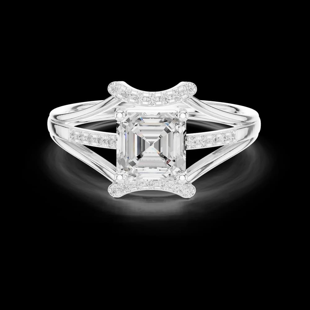 Zenith Horizon Lab Grown Diamond Ring - Image 2 Zenith Horizon Lab Grown Diamond Ring, view 2 of 6