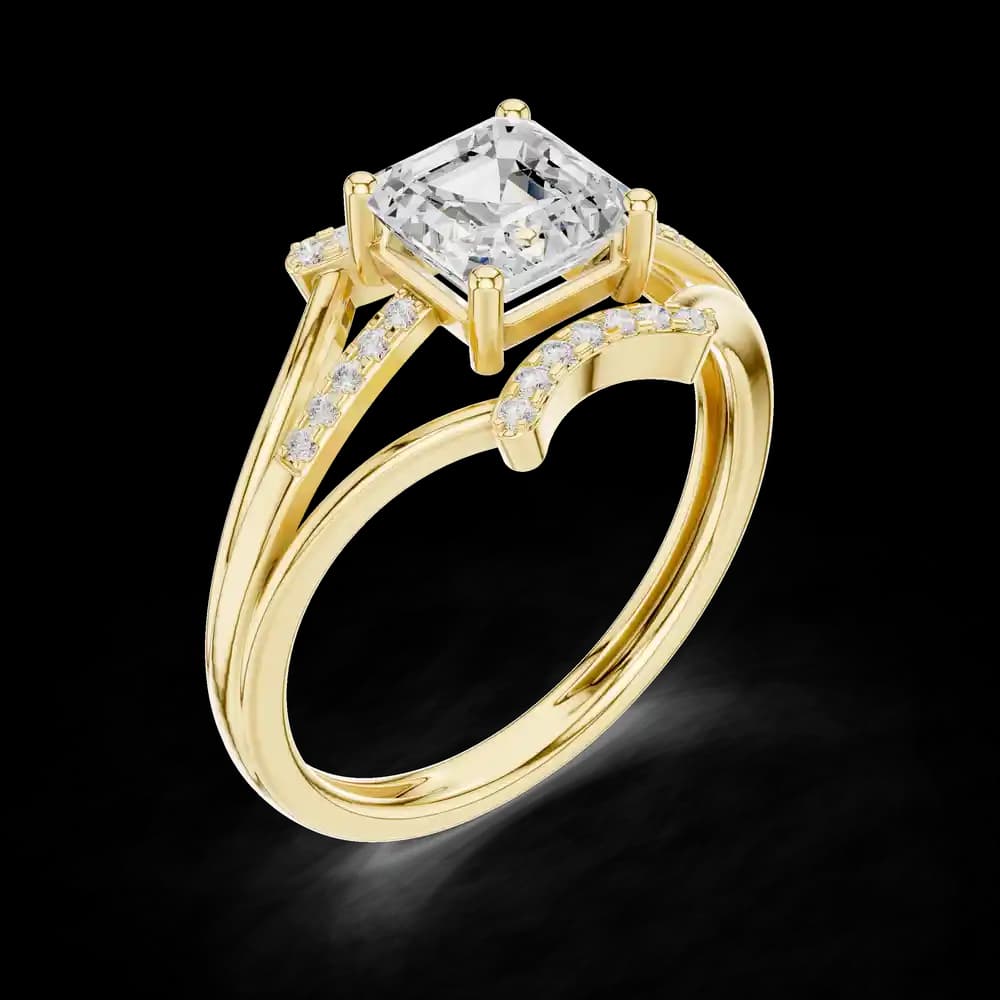 Zenith Horizon Lab Grown Diamond Ring - Image 5 Zenith Horizon Lab Grown Diamond Ring, view 5 of 6