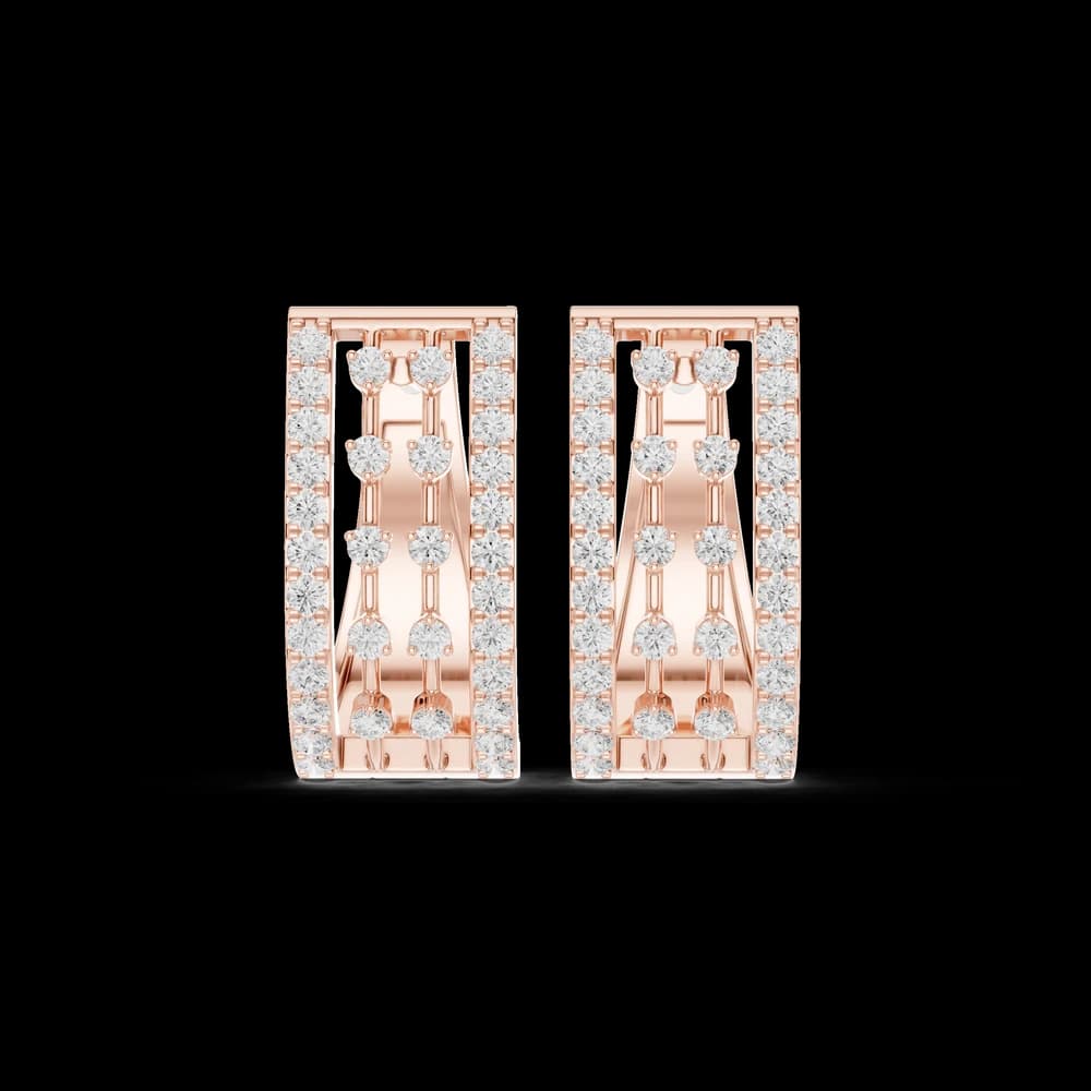 Zephyr Wind Lab Grown Diamond Earrings Jewelry - Image 1 Zephyr Wind Lab Grown Diamond Earrings Jewelry, view 1 of 6
