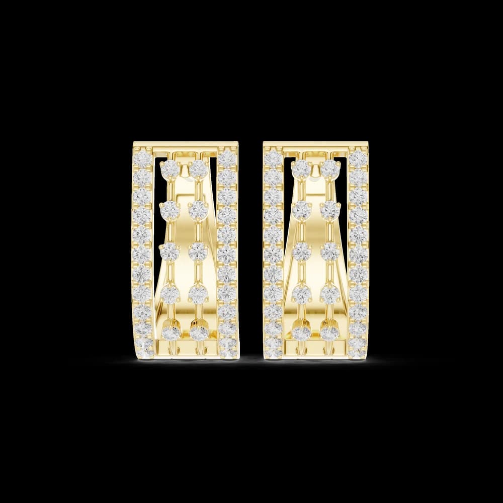Zephyr Wind Lab Grown Diamond Earrings Jewelry - Image 3 Zephyr Wind Lab Grown Diamond Earrings Jewelry, view 3 of 6